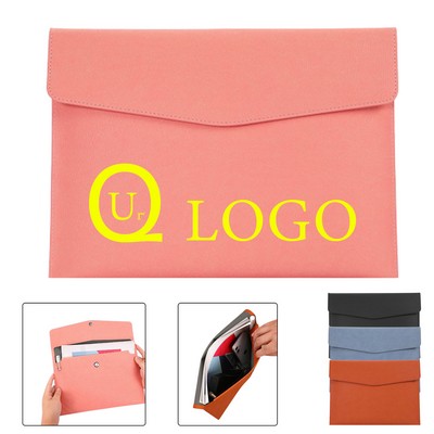 A4 Pu File Bag