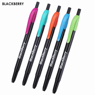 Plastic Click Top Ball Point Pen