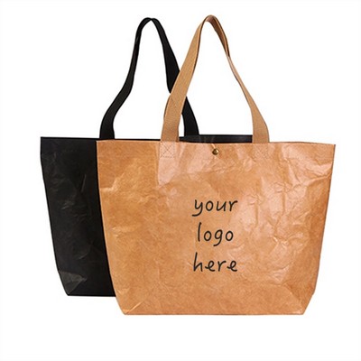 Reusable Waterproof Tyvek Paper Tote Shopping Bag