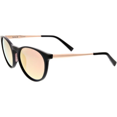 Hurley® Matte Black Women's Polarized Oceanside Sunglasses