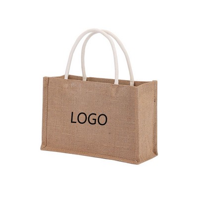 Environmentally Friendly Three-Dimensional Linen Tote Bag