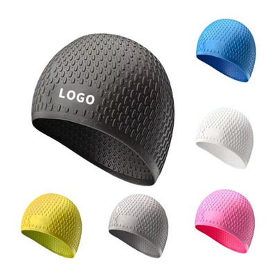 Comfortable Bubble Style Swim Cap