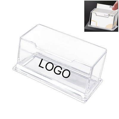 Desk Clear Business Card Holder