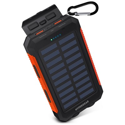 HYPERCEL Hypergear 10,000Mah Dual Usb Solar Power Bank Black