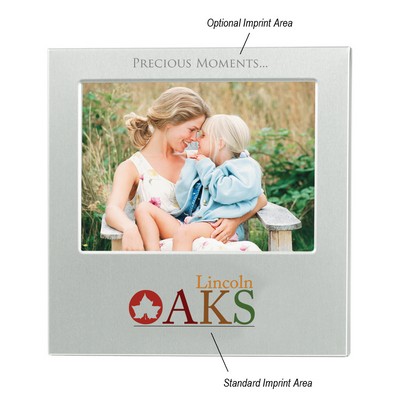 Aluminum Picture Photo Frame Holds 5" X 7" Photograph