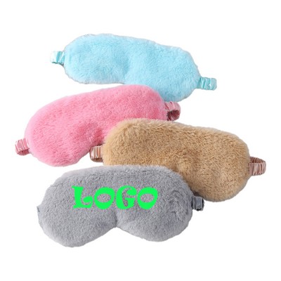 Comfortable Skin Friendly Plush Blackout Sleeping Eye Mask