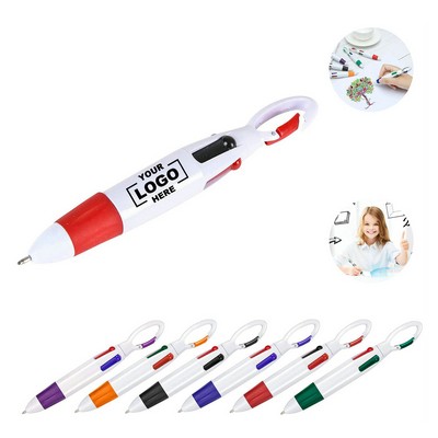 Colorful 4-in-1 Retractable Ballpoint Pen