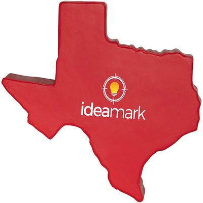 Squishy Texas Map Shape Stress Ball