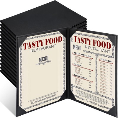 Menu Holder Menu Covers for 8.5X14 inch 2 Views Menus for Restaurant Coffee Bar Hotel