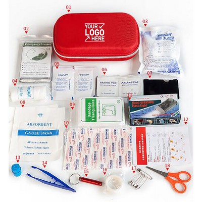 Outdoor & Family Staysafe First Aid Kit 18 items (48pcs)