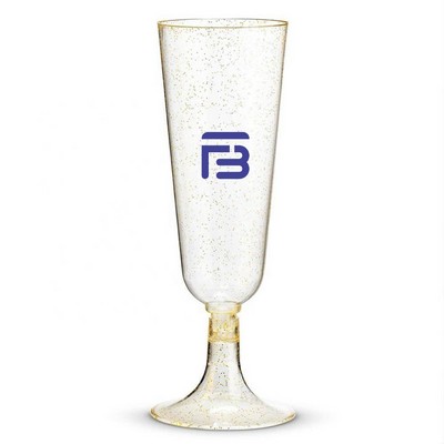 Clear Plastic Toasting Champagne Flutes