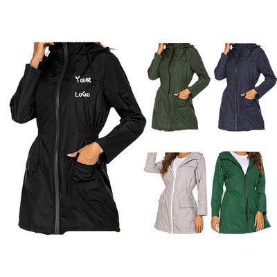 Women Waterproof Rain Jacket