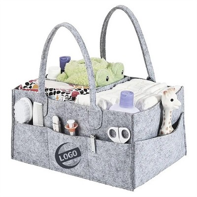 Portable Foldable Baby Diaper Caddy Organizer Bag