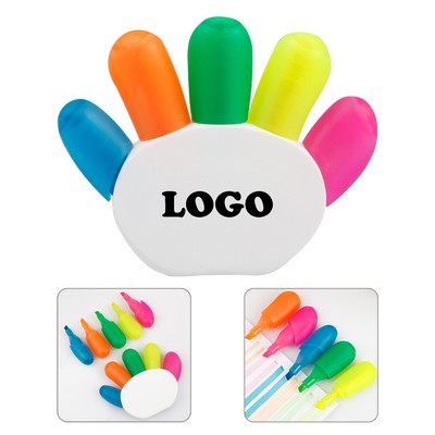 Finger Shape Multi Colors Highlighter