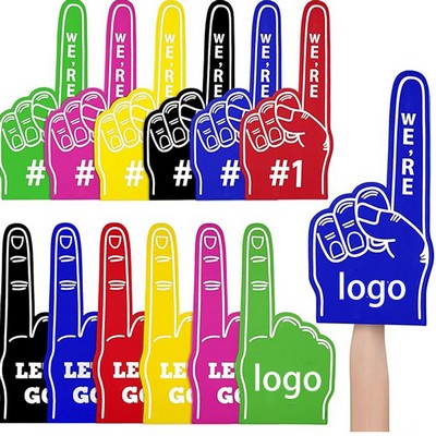 18" Giant EVA Foam Finger Number 1 Universal Cheerleading Foam Hand