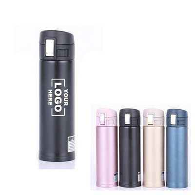 16 oz Insulated Stainless Steel Water Bottle for Hot and Cold Drinks