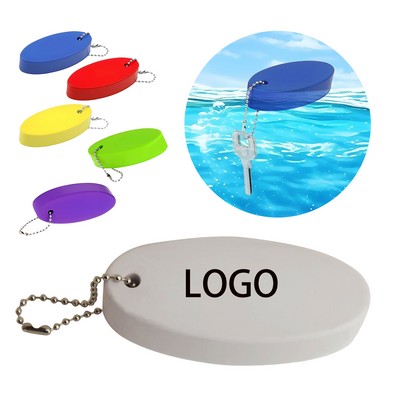 Oval Floating Keychain