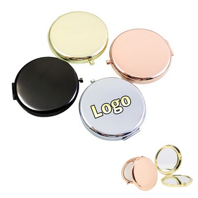 Mini Round Shape Foldable Cosmetic Mirror