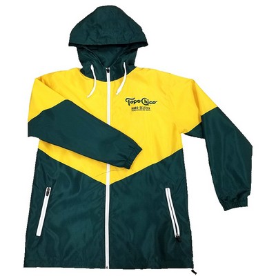 Full Zip Windbreaker with Hood