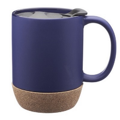 Ceramic Custom Mugs with Cork Bottom - 13 oz