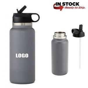 32 Oz. Double-Wall Insulated Flask Water Bottle