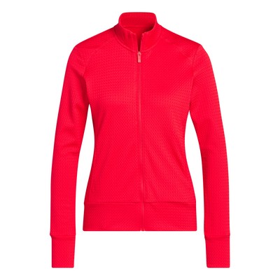 Adidas Women's Ultimate365 Textured Jacket - Pure Ruby