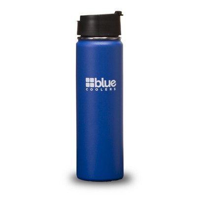 Blue Coolers 20 Oz. Flask (Slide) - Blue