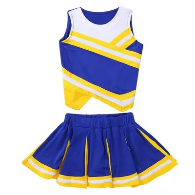 Cheerleading Uniform w/Notched Shirt