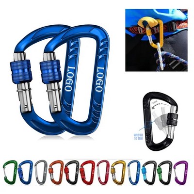 Multifunctional Top-grade Aerospace Aluminum Carabiner Clip