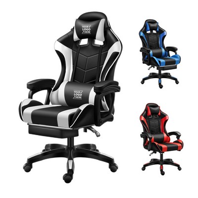 Height Adjustable Gaming Chair with Lumbar Support