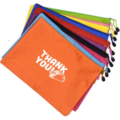 A4 Waterproof Zipper File Bags