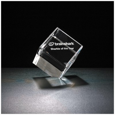 2.4" Cube Series, Clipped Cube Multi-Faceted Award