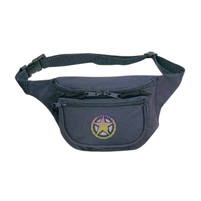 Polyester 3-Pocket Fanny Pack