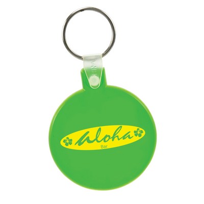 Soft Squeezable Key Tag (Round)