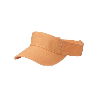 Pro Style Cotton Twill Washed Visor