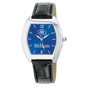 Ladies Silver Blue Dial Watch