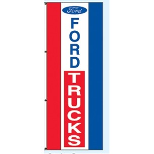 Double Faced Interceptor® Drape Flags (Center Panel - Ford® Trucks) (3' x 8')