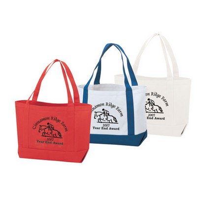 Canvas Tote Bag w/Gusset (19"x12"x4½")