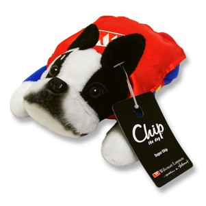 Custom Plush Terrier Dog w/ Cape & Hang Tag