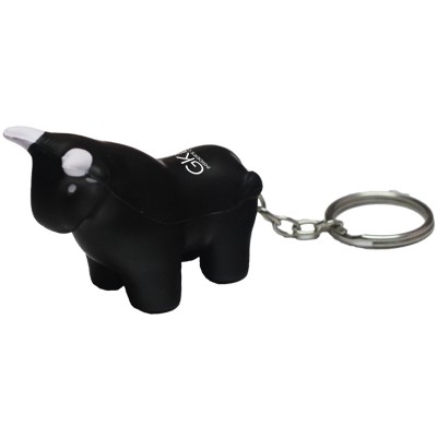 Bull Stress Reliever Keychain