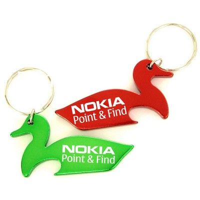 Duck Aluminum Bottle Opener w/Keychain