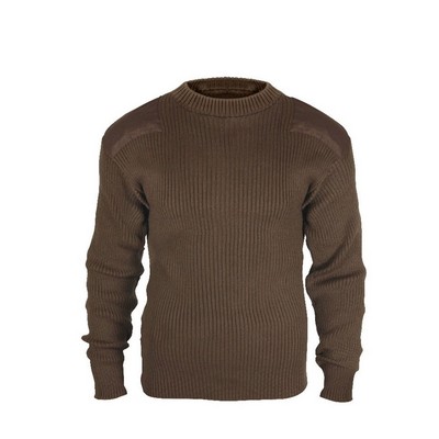 Gov't Type Brown Acrylic Commando Sweater (S to XL)