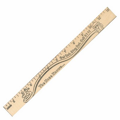 Get Out/Stay Out "U" Color Ruler (Fire Safety)