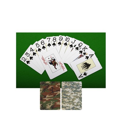 Woodland Camouflage Playing Cards