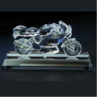 Crystal Sport Motorcycle w/ Base