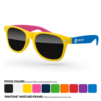 3-Tone Retro Sunglasses