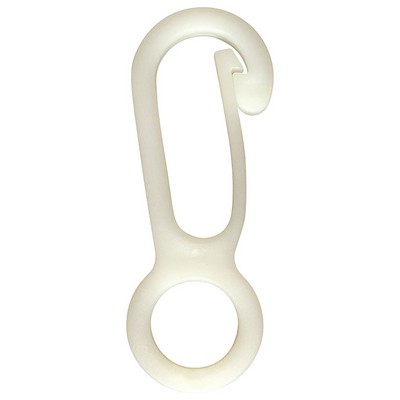 2 3/4" White Nylon Snap Hook