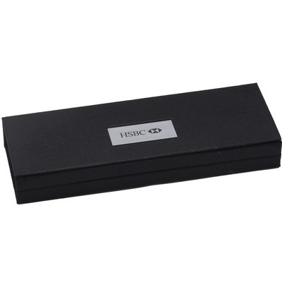 Executive Double Pen Box w/Name Plate