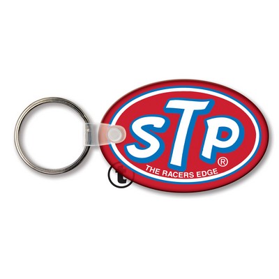 Large Oval Key Tag (Spot Color)