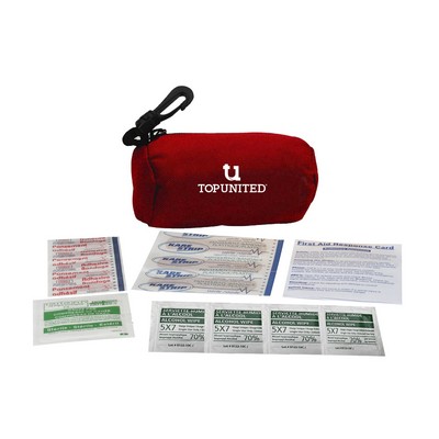 Mini Barrel Bag Personal First Aid Kit #1 (15 Pieces)